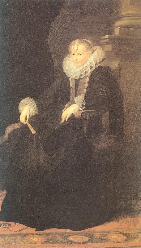 Dyck, Anthony van The Genoese Senator\'s Wife oil painting image